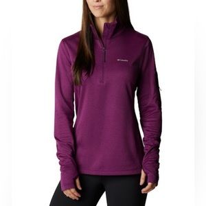 COLUMBIA WOMENS PARK VIEW GRID HALF ZIP FLEECE